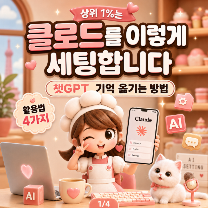 상위 1%는 클로드를 이렇게 세팅합니다 챗GPT 기억 옮기는 방법