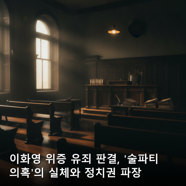 <b>이화영 위증</b> 유죄 판결, '술파티 의혹'의 실체와 정치권 파장
