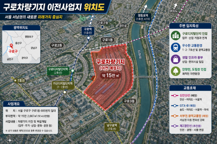 <b>구로차량기지</b> 이전사업, 서울 서남권의 마지막 퍼즐이 될 수... 