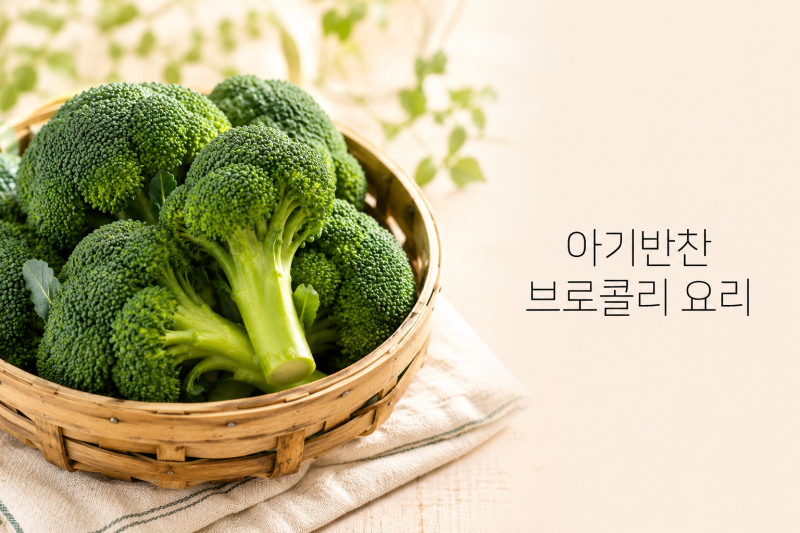 돌 두돌 아기 반찬 추천 브로콜리 요리 3가지 레시피 총정리