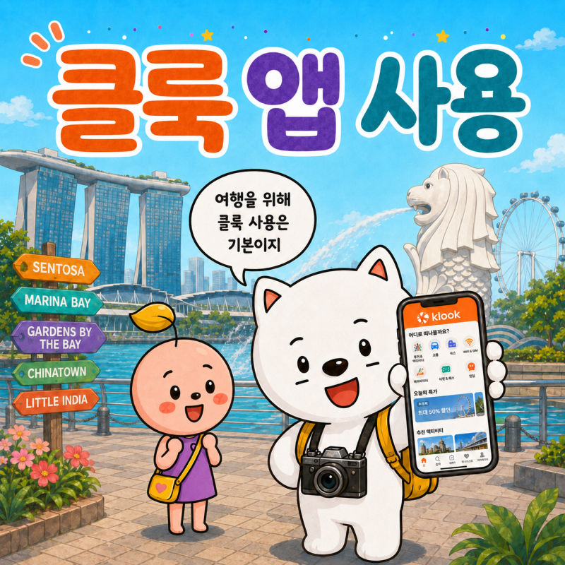 클룩(klook) 앱 사용방법 안내