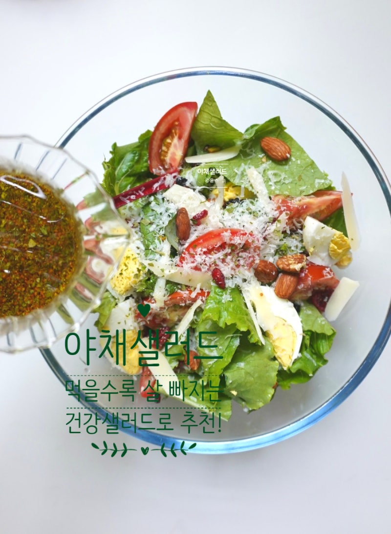 야채 샐러드 소스 만들기 다이어트 음식 추천