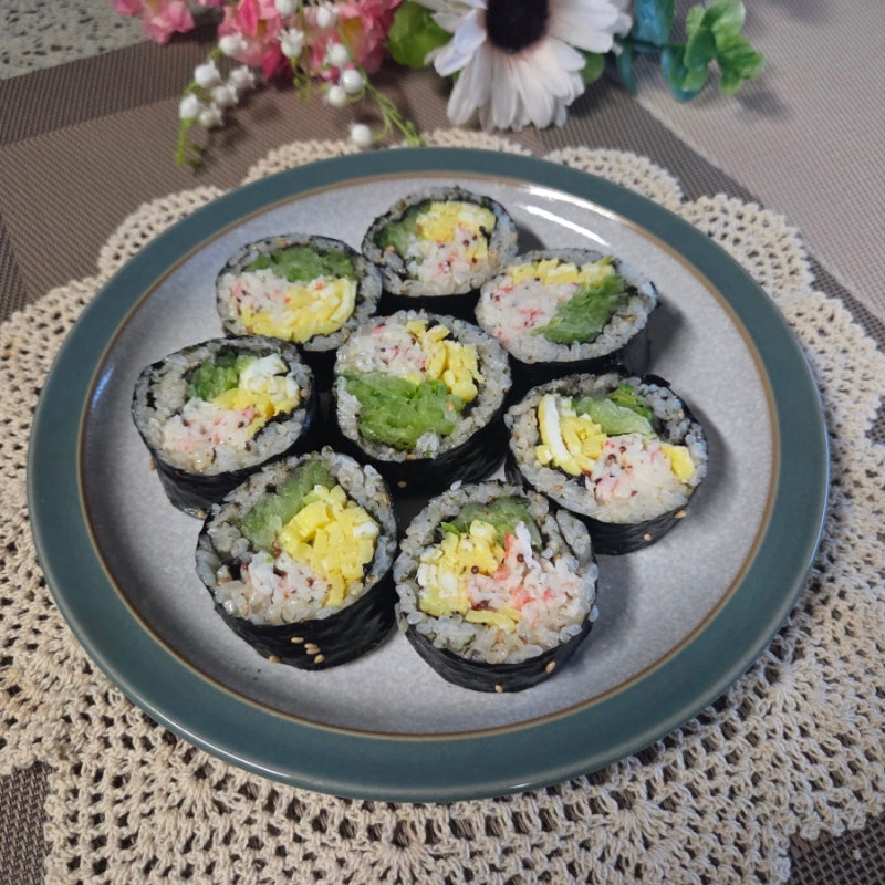 여름에 꼭 먹어야 하는 오이 듬뿍 김밥 레시피 입맛 없을 때 최고 오이 맛살 김밥 만들기