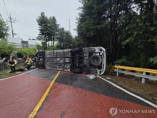 <b>파주 관광버스 전도</b> 사고 원인 위치 총정리