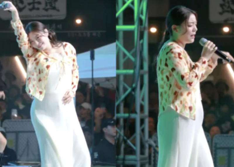 "무대서 배 어루만져.." 에일리 깜짝 임신설에 소속사 전격 공식입장 "사실 아니다"