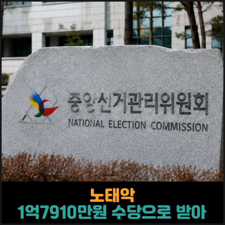 노태악, 4년동안 1억7910만원 수당으로 받아