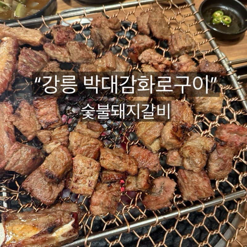 [강릉 박대감 화로구이] 강릉 현지인 갈비맛집