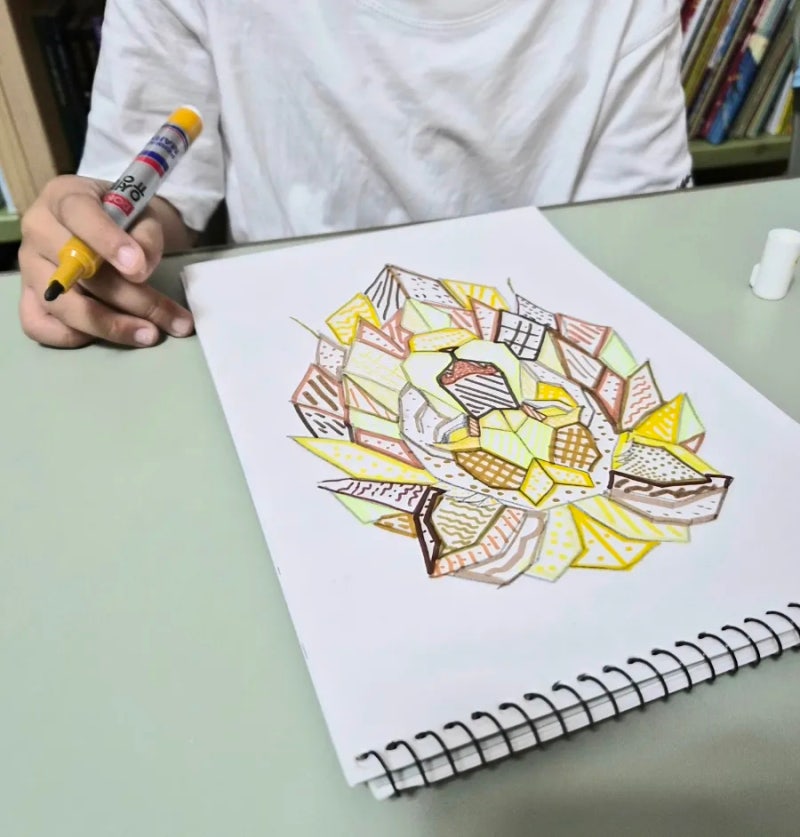 동아유성매직 24색