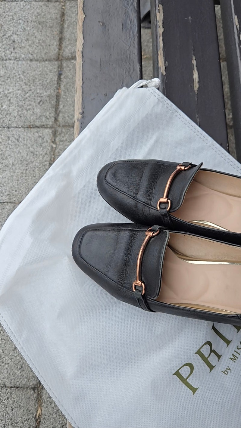215mm 발작녀의 미소페 구두 심폐소생술 : 수선비 0원 무상 AS 대성공! ✨