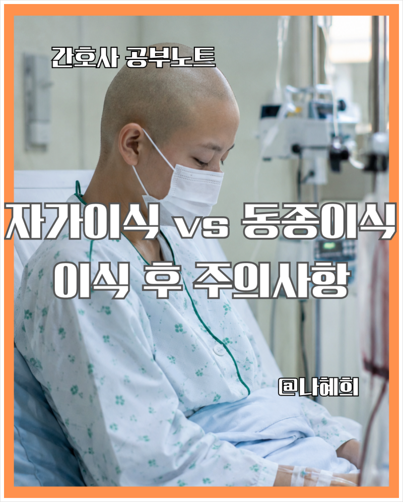 골수·조혈모세포이식 후 혈액형이 바뀌는 이유와 자가 vs 동종 차이점 완벽 정리