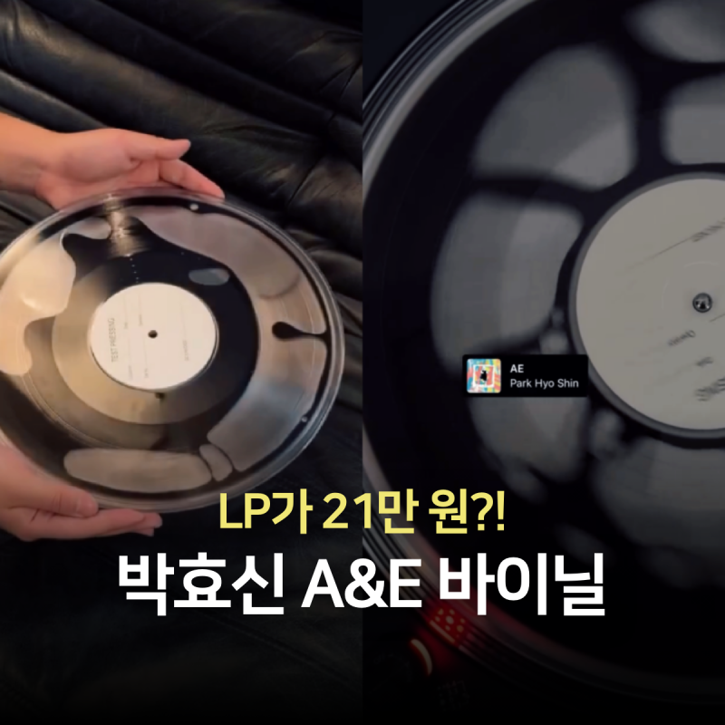 박효신 LP가 21만 원? A&E 바이닐이 화제인 이유