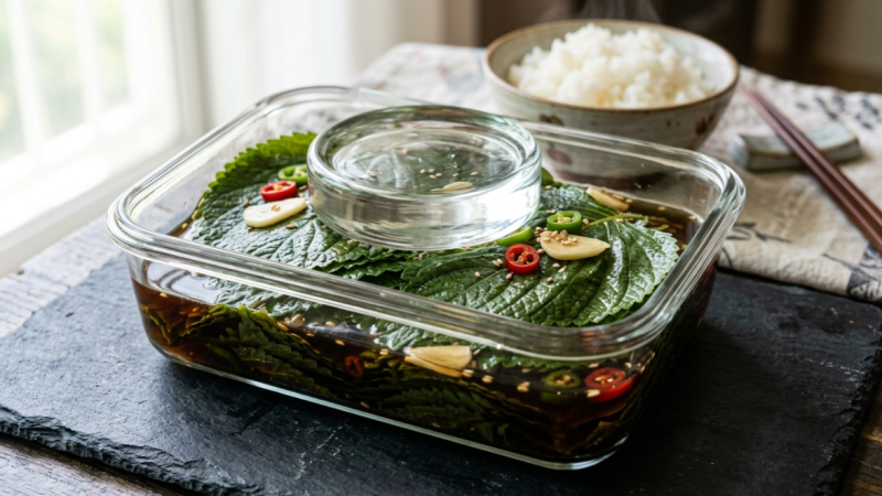 [간장 깻잎장아찌] 황금레시피: 끓이지 않고 뚝딱! 한 달 내내 무르지 않고 향긋한 밥도둑 깻....