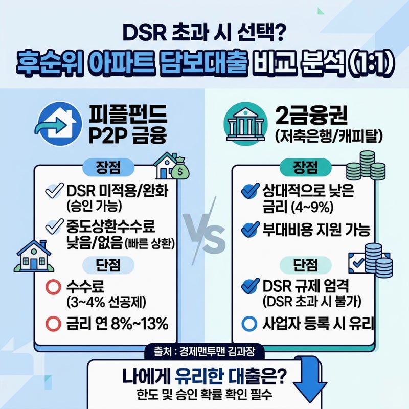 p2p 피플펀드 담보대출 신청시 알아야 할 5가지 vs 2금융 저축은행 캐피탈