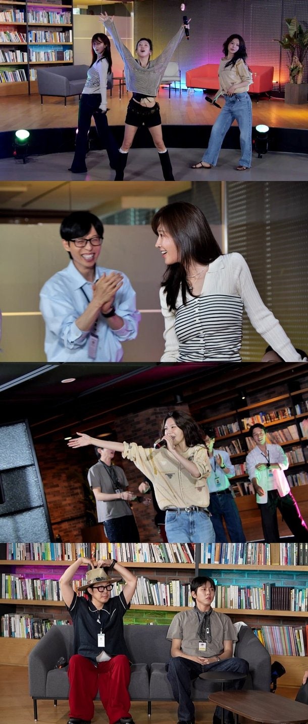 효리수, 태티서 ‘별밤’ 무대 공개, 전율 터진 무대