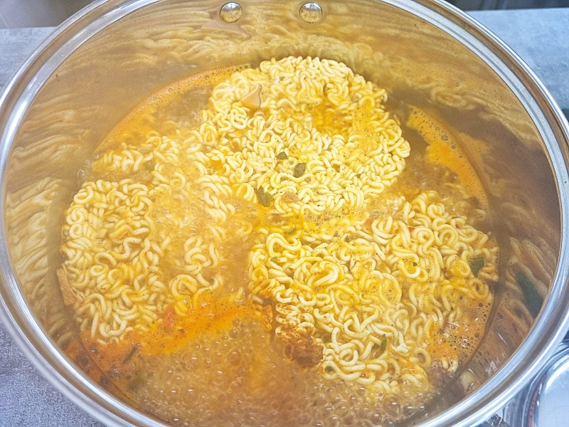 라면 여러개 끓일 때 물양 [2개/3개/4개]