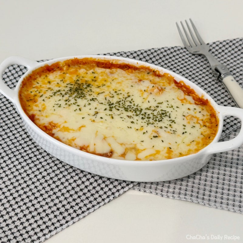 맛있는 다이어트 두부요리 전자레인지 치즈그라탕 만들기
