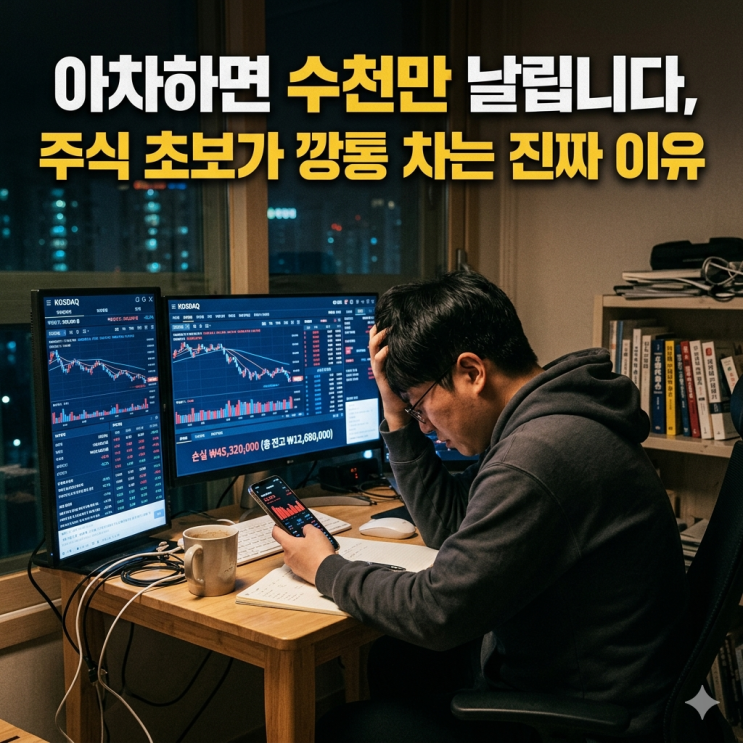  아차하면 수천만 날립니다, 주식 초보가 깡통 차는 진짜 이유