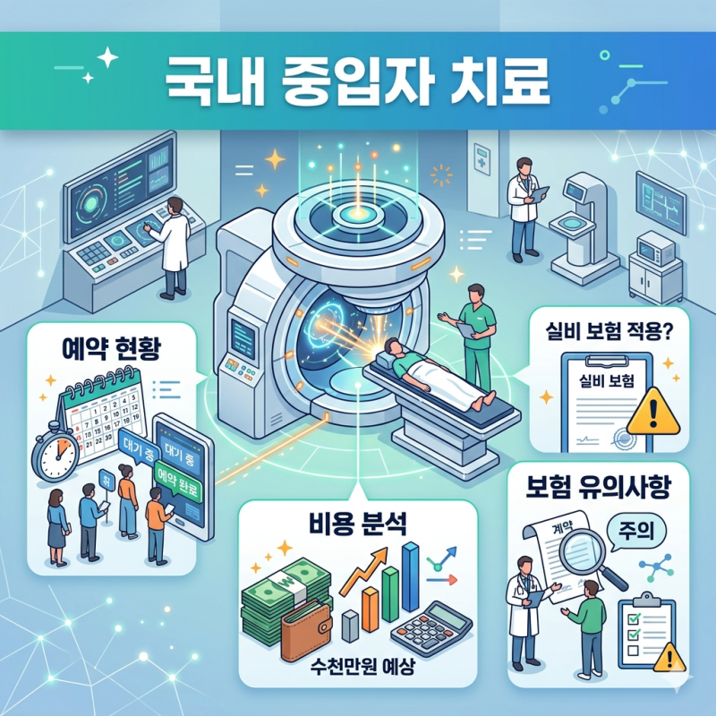 국내 중입자 가속기 치료 예약 현황과 예상 치료 비용 분석 및 유의사항