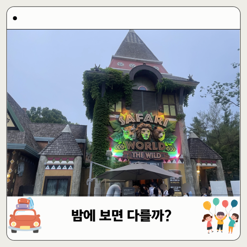 용인 에버랜드 나이트사파리 예약 필요할까? 가격 시간 명당자리 후기
