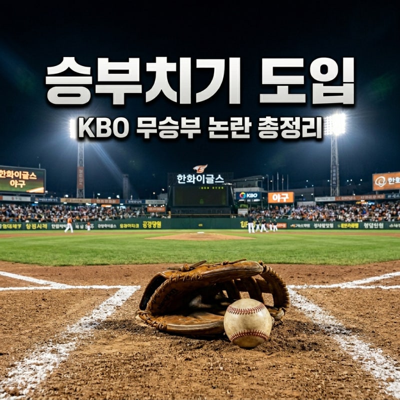 KBO 무승부 논란 끝낼까? 승부치기 도입 장단점과 2027 전망