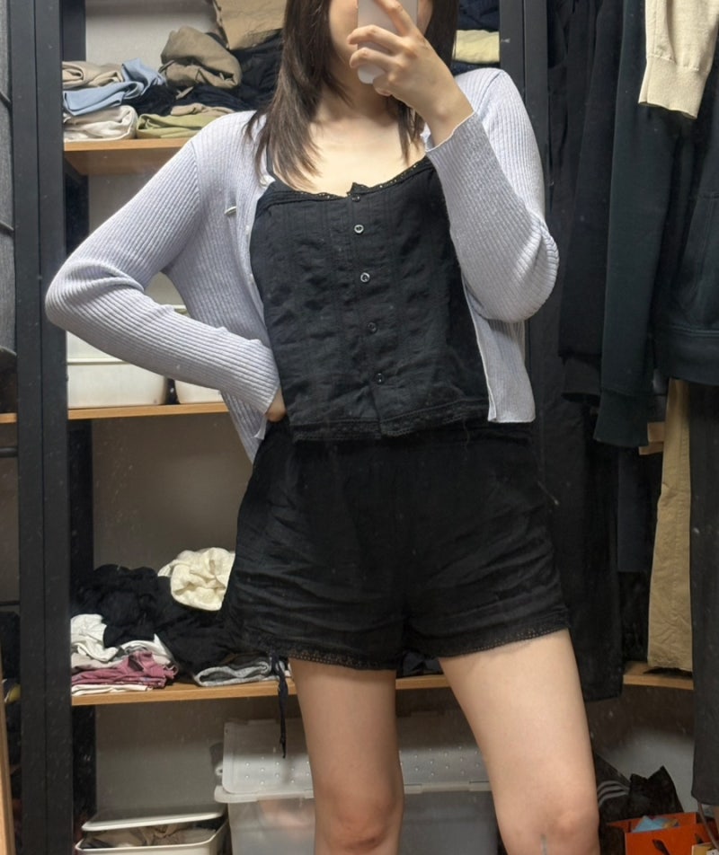 여름 잠옷 덥지 않을까? 도로시와 레이스 린넨 블렌드 파자마 세트 후기
