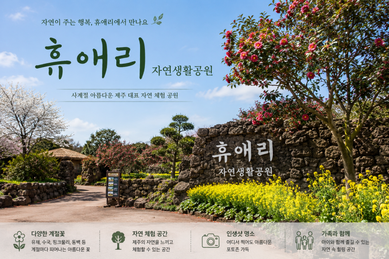 휴애리 자연생활공원 예매방법 입장료 수국 축제(+자연휴양림)