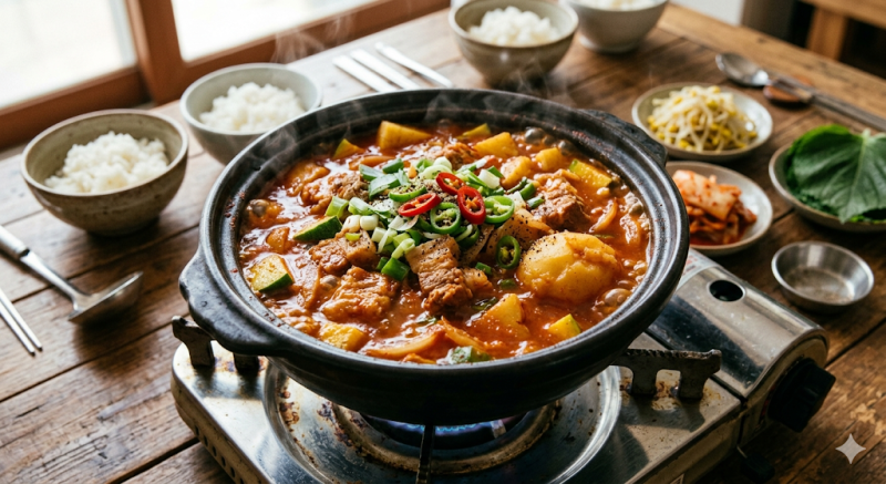 백종원: 돼지고기 감자 고추장찌개