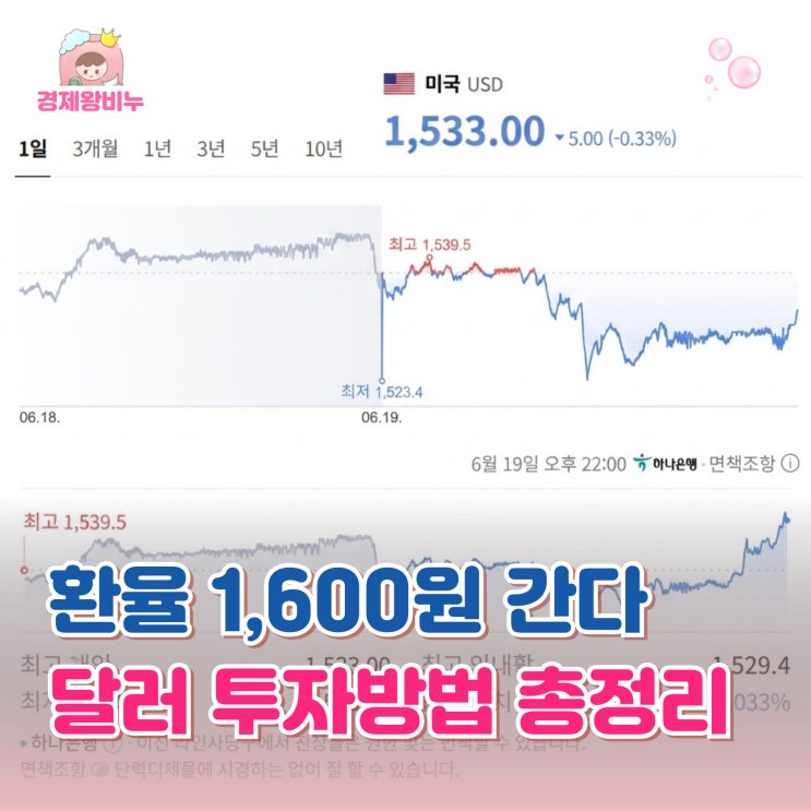 "<b>원달러 환율</b> 1600원 간다" 예금·RP·ETF 뭐가 좋을까