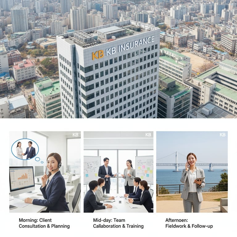 부산 고객상담직 채용｜KB손해보험 TC 하루 업무 프로세스