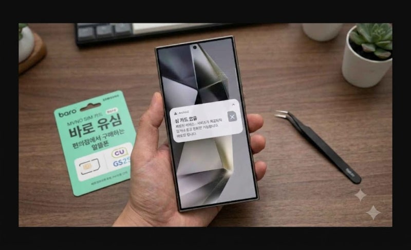 편의점 알뜰폰 유심 인식 안됨 오류 해결 및 주의사항 (신규/번호이동)