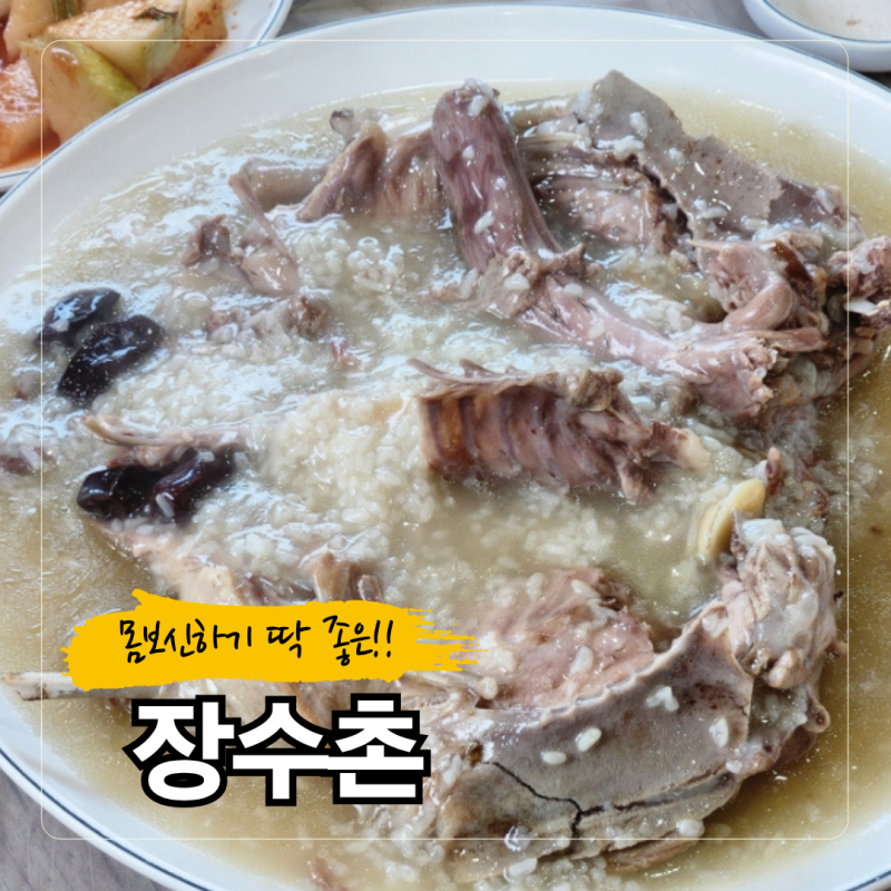 천안 삼룡동 장수촌 내돈내산｜부모님과 몸보신하기 좋은 누룽지백숙 맛집