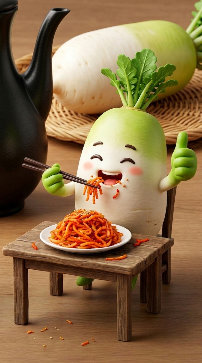 [무생채 맛있게 만드는 법] 실패 없는 백종원 무생채 황금레시피