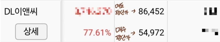 [매매 일지] <b>DL이앤씨</b> (2021. 8. ~ 2026. 4.)