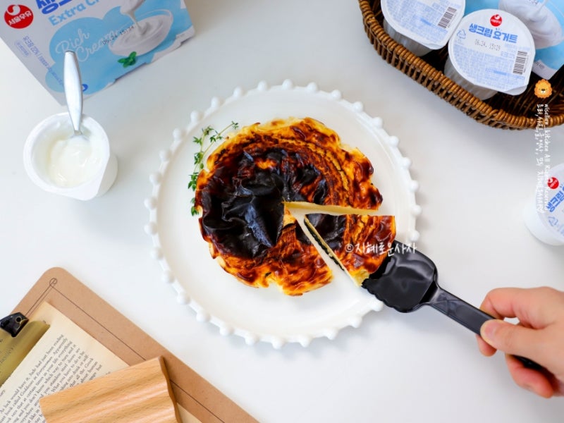 요거트 케이크 레시피, 크리미한 식감과 산뜻한 맛이 남다른 서울우유 생크림요거트 요리 활....