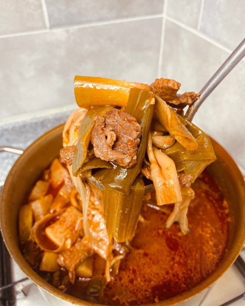 159만뷰 류수영 육개장 끓이는법 소고기육개장 레시피 숙주가 신의 한 수