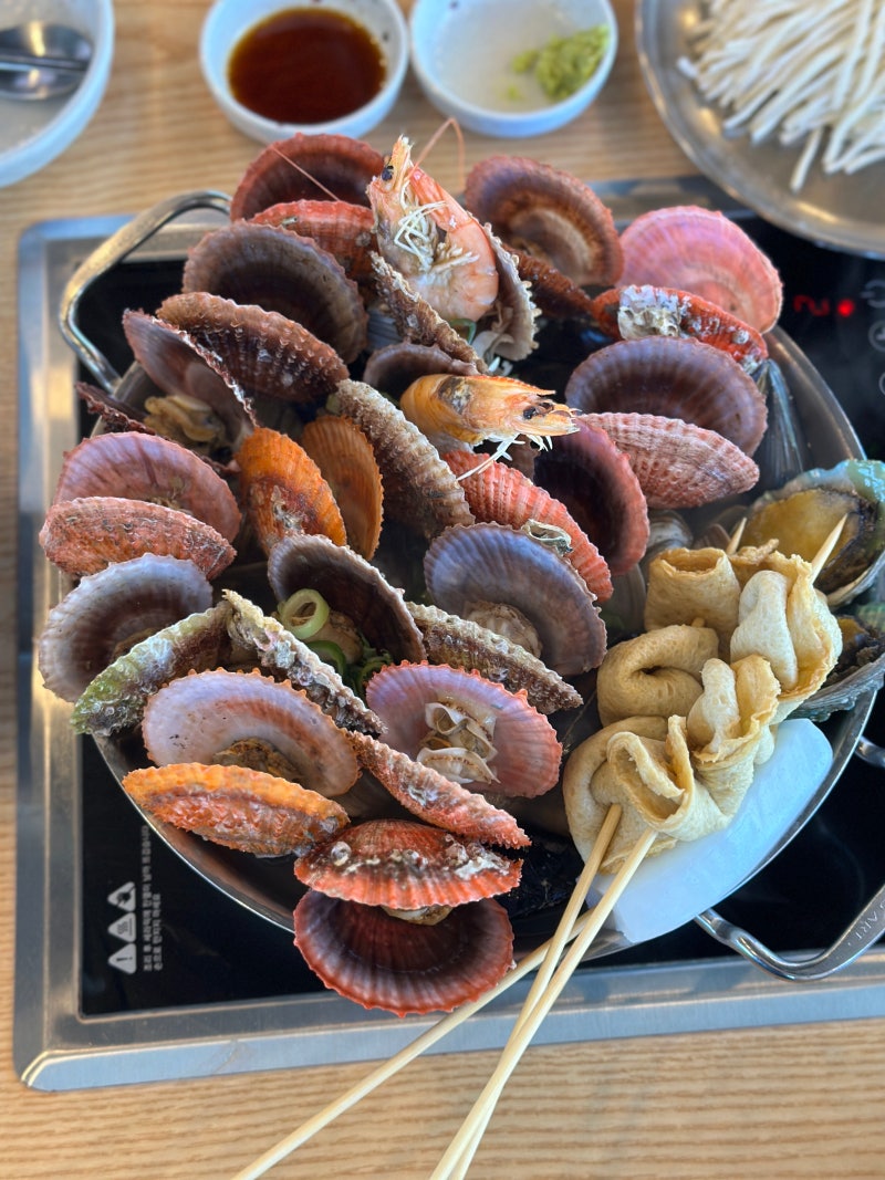 기장 맛집 웨이팅 피해서 다녀온 용궁해물칼국수｜가족외식, 조개전골 맛집 인정!