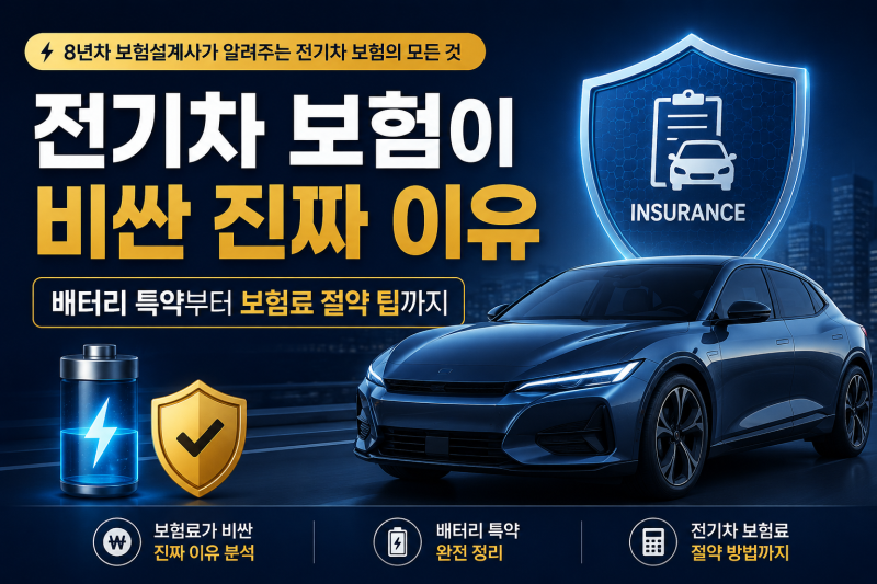 배터리 특약 꼭 필요할까? (전기차 보험 비싼 이유 총정리)