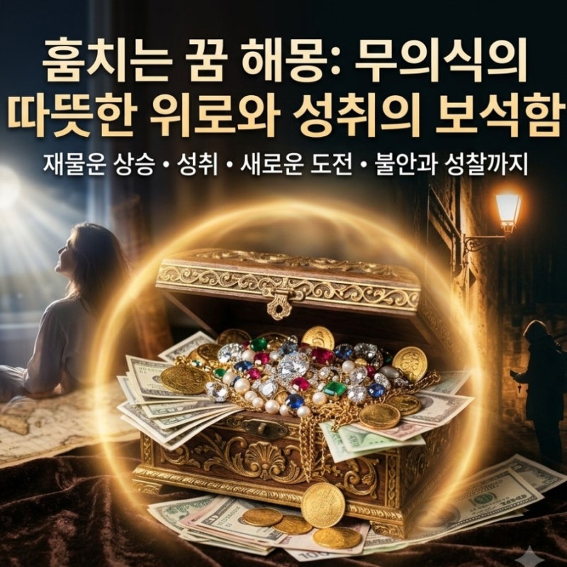 물건 훔치는 꿈 해몽 다양한 상황별 꿈정리