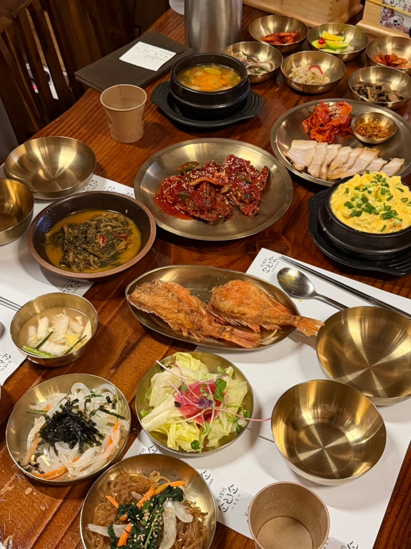 남양주 소리소 시골밥상 후기｜사릉역 근처 가성비 한식, 늦은 밤 서울근교 드라이브 데이트....