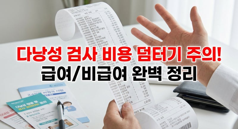산부인과 진료비 폭탄? 다낭성 검사 비용 & AMH 피검사 수치 요약표