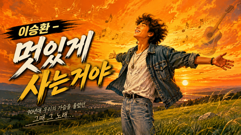 쓰러져도 당당하게! 이승환 노래 가사로 배우는 자존감 회복 4단계