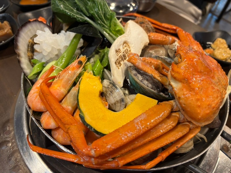 부산 해운대 해물탕 맛집 더명품해물탕조개구이회곰장어