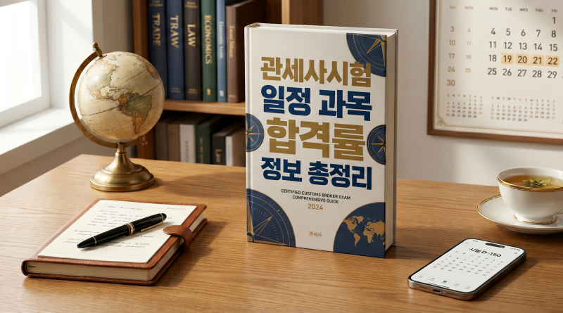 관세사시험 일정 과목 합격률 정보 총정리