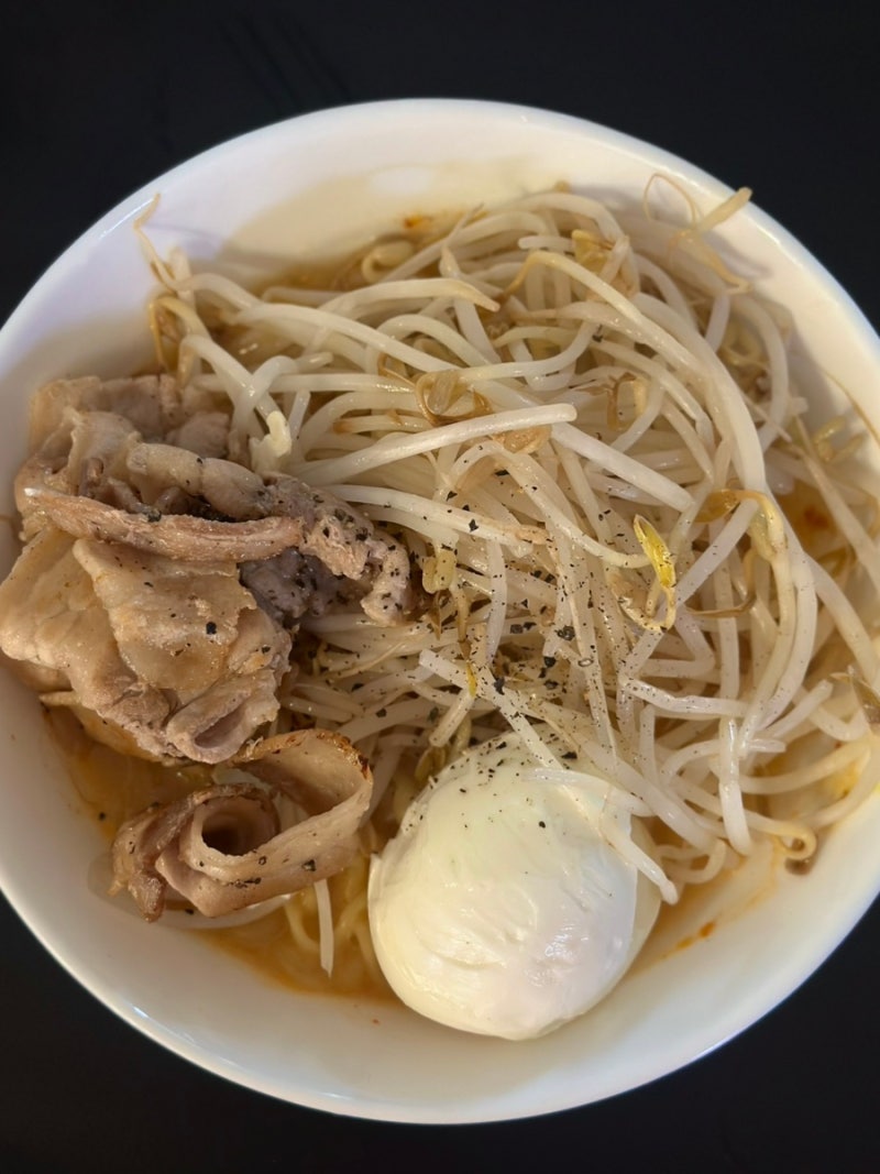 라면으로 라멘 만들기 | 신라면으로 만든 돈코츠라멘