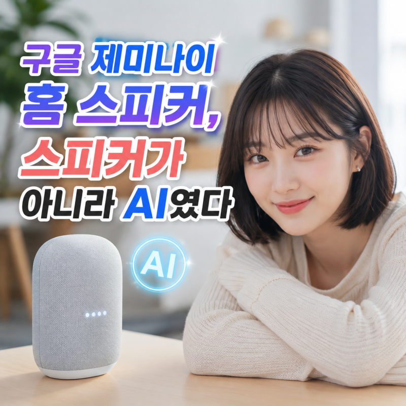 구글 제미나이 홈 스피커, 스피커가 아니라 AI였다