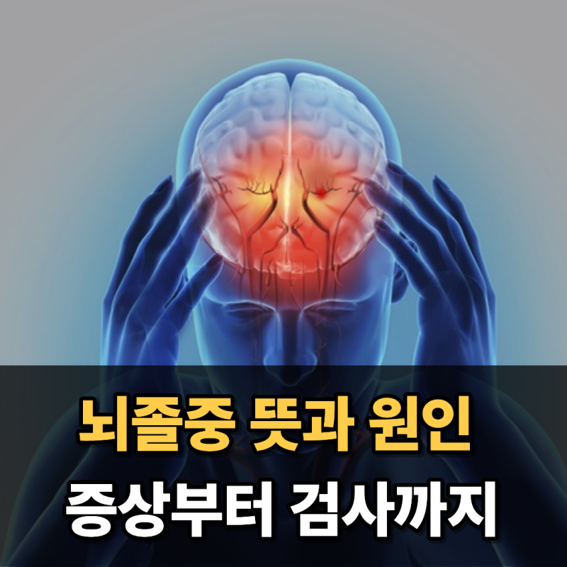 뇌졸중 뜻과 원인, 증상부터 검사까지 한 번에 정리하기