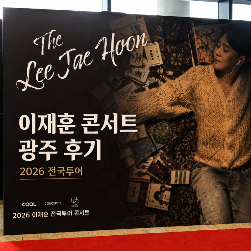 이재훈 콘서트 광주 후기｜앨범을 틀어놓은 듯한 목소리, 그 시절로 돌아간 밤
