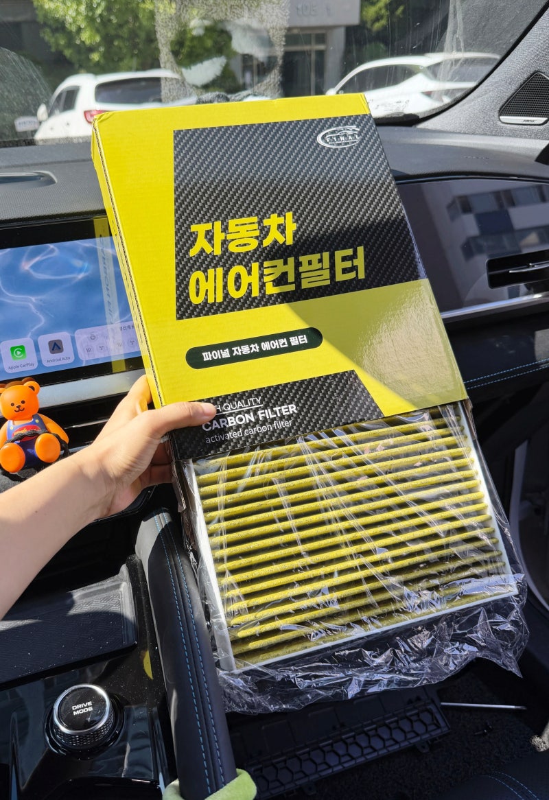 그랑콜레오스 파이널 에어컨필터 셀프교체 가성비 굿!