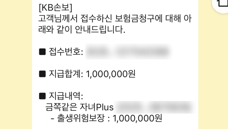 아기 사경 진단금 100만원 받은 후기｜출생위험보장 특약으로 보험금 청구