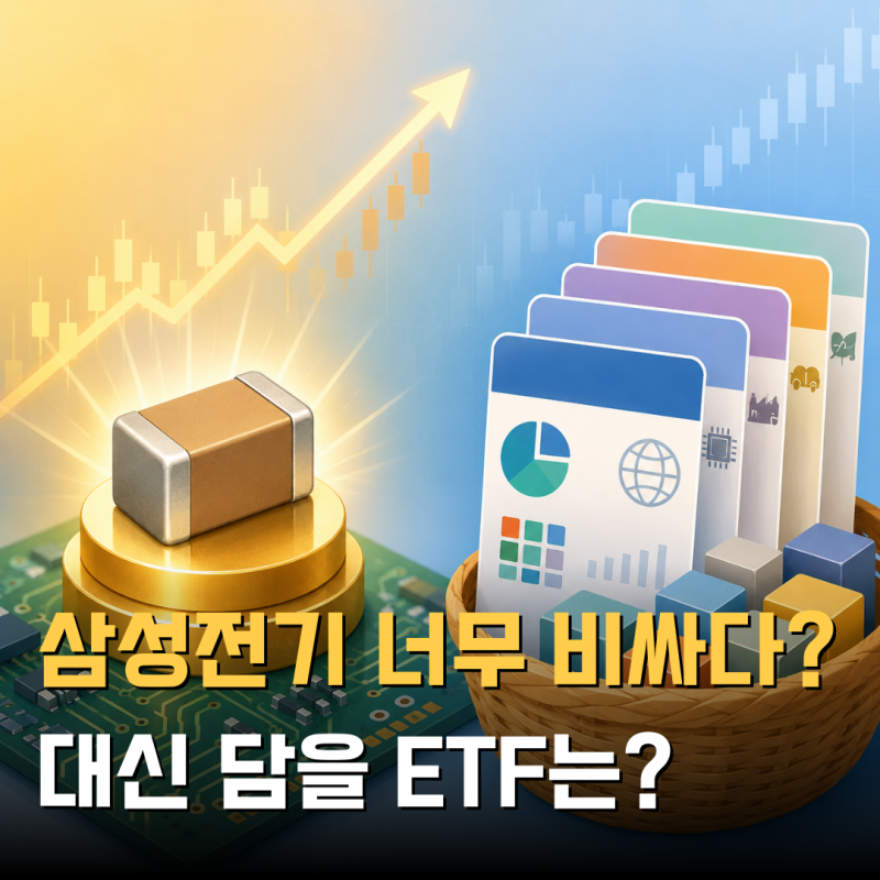 “삼성전기 목표주가 300만원?” 한 주가 부담스럽다면 대신 담을 ETF는?